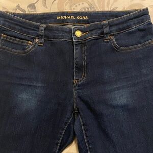 Michael Kors Women's High Rise Dark Blue Jeans